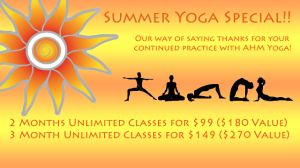 SUMMER YOGA SPECIAL