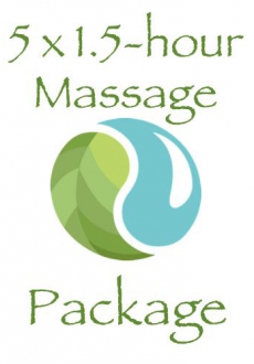 5 x 1.5 Hour Massage Package