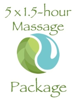 5 x 1.5 Hour Massage Package