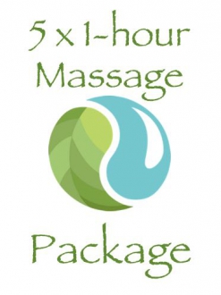 5 x 1 Hour Massage Package